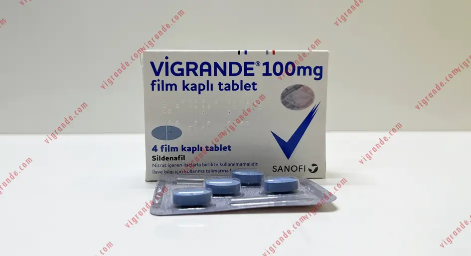 Vigrande 100 Mg 4 Film Tablet (Sildenafil) Banner 1